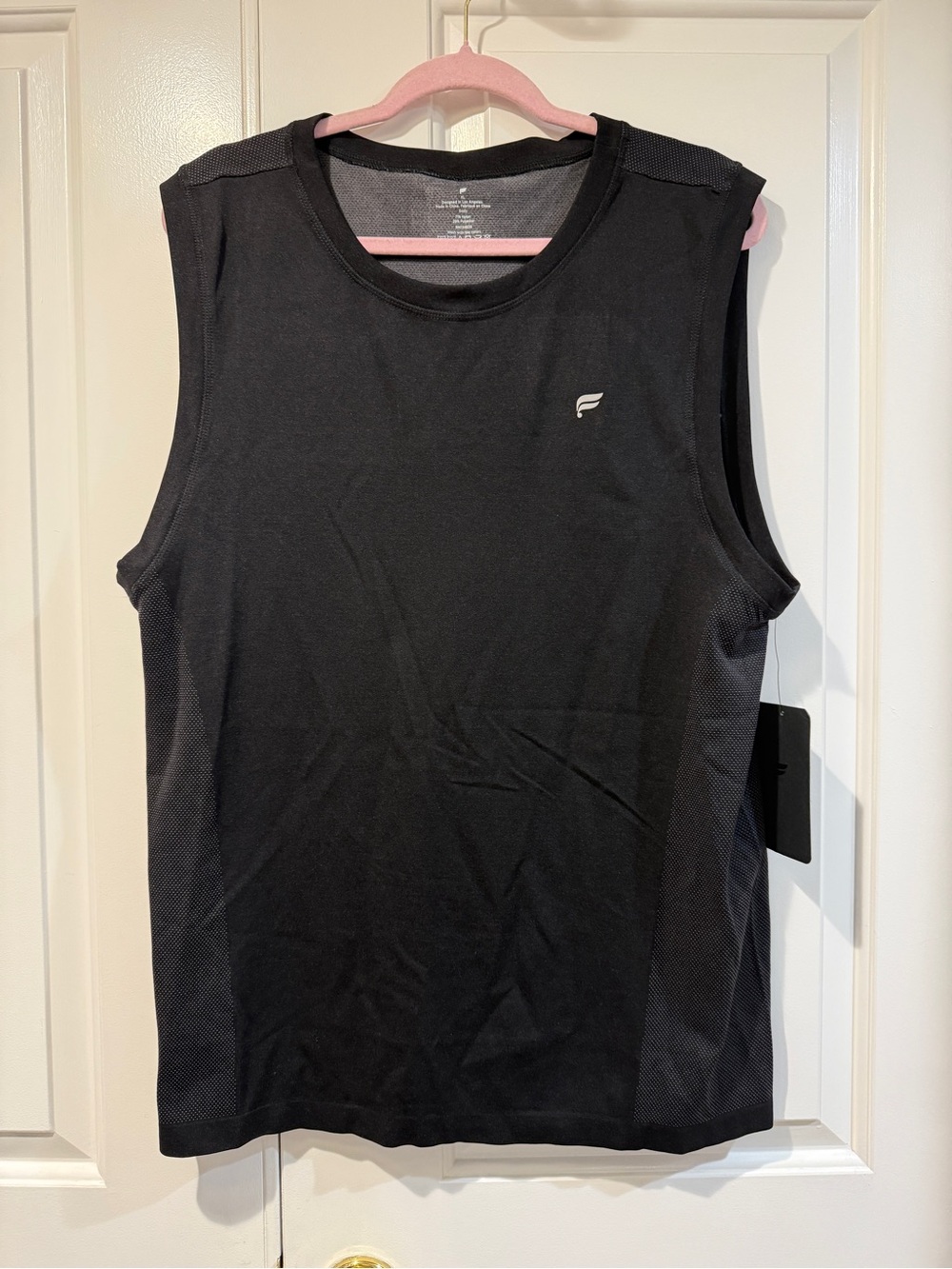 Fabletics Black Performance Tank Top for Men